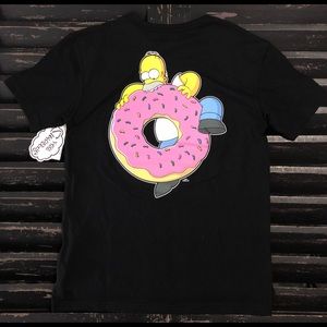 PS x ON The Simpsons Homer Simpson Donut Tee Shirt